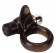 Дымчатое эрекционное кольцо VIBRO RING CLITORAL TONGUE BLACK