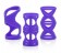 Набор фиолетовых насадок Posh Silicone Lover’s Cages