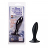 Массажер простаты Curved Silicone Prostate Probe из силикона черный