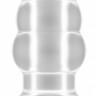 Прозрачная анальная пробка с тоннелем №50 Medium Hollow Tunnel Butt Plug 4 Inch - 10,2 см.