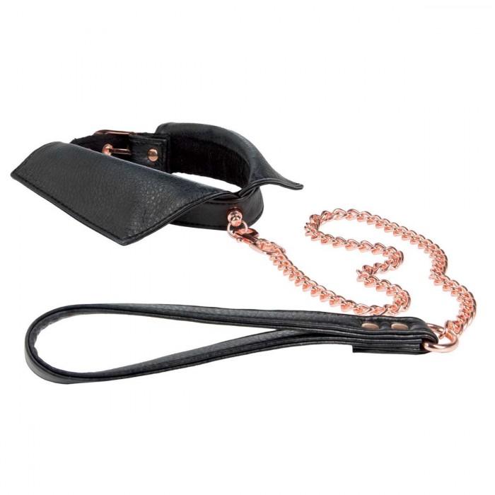 Ошейник-воротничок с поводком-цепью Entice Chelsea Collar with Leash