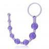 Фиолетовая анальная цепочка Shane s World Anal 101 Intro Beads - 21 см.