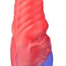 Красно-синий фаллоимитатор  Гиппогриф large  - 27 см.