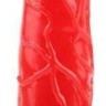 Красный реалистичный вибратор Hot Storm Devilish X1 - 23,4 см.