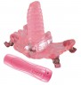 Розовая клиторальная бабочка G-SPOT ORGAZM
