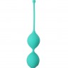 Зеленые вагинальные шарики SEE YOU IN BLOOM DUO BALLS 36MM