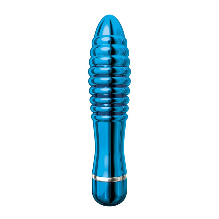 Алюминиевый вибратор BLUE LARGE - 18,4 см.