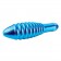 Алюминиевый вибратор BLUE LARGE - 18,4 см.