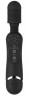 Черный универсальный массажер Silicone Massage Wand - 20 см.