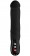 Чёрный вибратор Big Boss Black Line - 23,5 см.