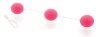 Анальная цепочка из 3 розовых шариков