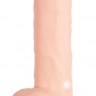 Реалистичный вибратор на присоске One Touch Silicone - 19 см.