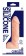 Реалистичный вибратор на присоске One Touch Silicone - 19 см.