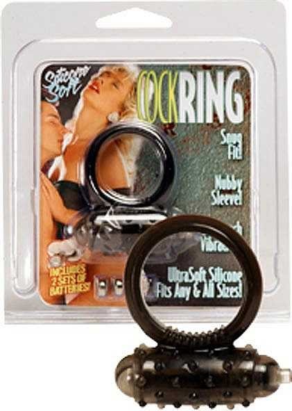 Эрекционное кольцо с вибрацией MINI VIBRATNG COCKRING BLACK