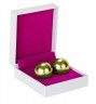 Золотистые вагинальные шарики Ben Wa Balls Heavy Weight Gold