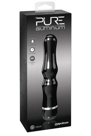 Вибромассажер BLACK LARGE - 18,4 см.