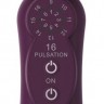 Фиолетовый универсальный массажер Silicone Massage Wand - 20 см.