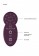 Фиолетовый универсальный массажер Silicone Massage Wand - 20 см.