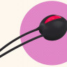 Черный вагинальный шарик Smartballs Uno
