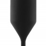Чёрная пробка для ношения B-vibe Snug Plug 5 - 14 см.