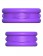 Набор из двух фиолетовых эрекцонных колец Max Width Silicone Rings