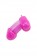 Розовый брелок для ключей в форме пениса