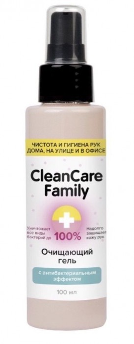 Очищающий гель с антибактериальным эффектом CleanCare Family - 100 мл.