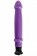 Фиолетовый стеклянный вибратор с головкой - 21,5 см.