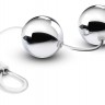 Серебристые вагинальные шарики B Yours Bonne Beads