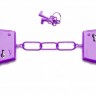 Фиолетовые металлические  наручники SHOTS TOYS Purple