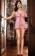 Розовый беби-долл Barbie с узором в виде сердец