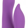 Фиолетовый вибромассажёр для внутренней и наружной стимуляции Purple Vibe G-Spot - 20 см.