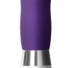 Фиолетовый вибромассажер Alida - 21 см.
