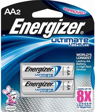 Батарейки Energizer Ultimate Lithium FR6/L91 AA - 2 шт.