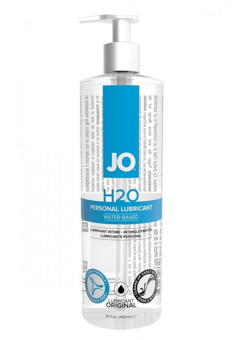 Лубрикант на водной основе JO H2O с дозатором - 480 мл.