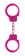 Розовые наручники OUCH! Pink