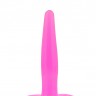 Розовая силиконовая втулка BUTT HUNGRY 5 SILICON ANAL TOOL PINK - 12,7 см.