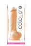 Телесный фаллоимитатор Colours Pleasures 8  Dildo - 23,6 см.